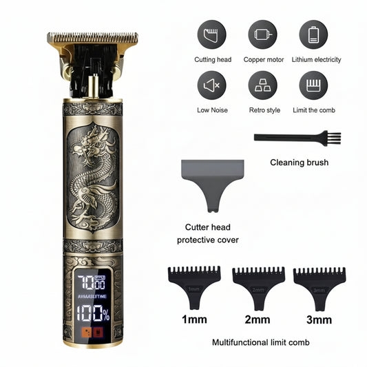 Beard Trimmer Hair Clippers Cordless Hair Cutting Barber Shaving Machine For Men Rechargeable