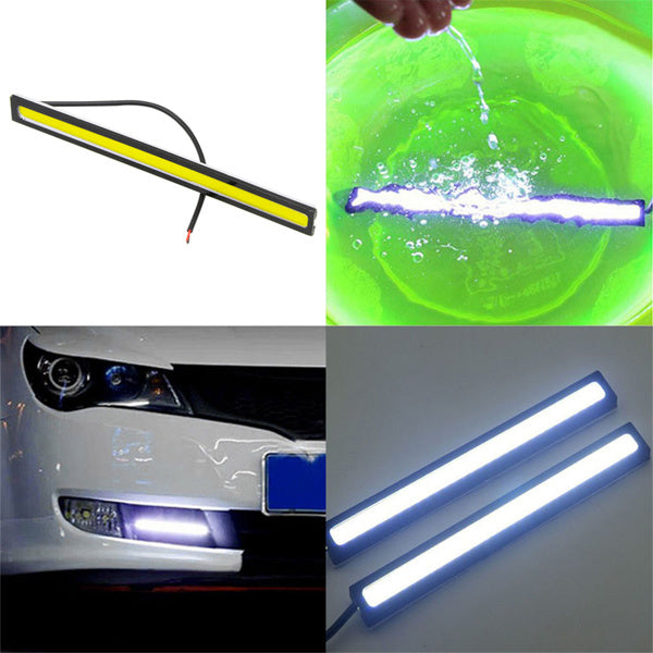 Car COB Daytime Running Light, One 17cm White