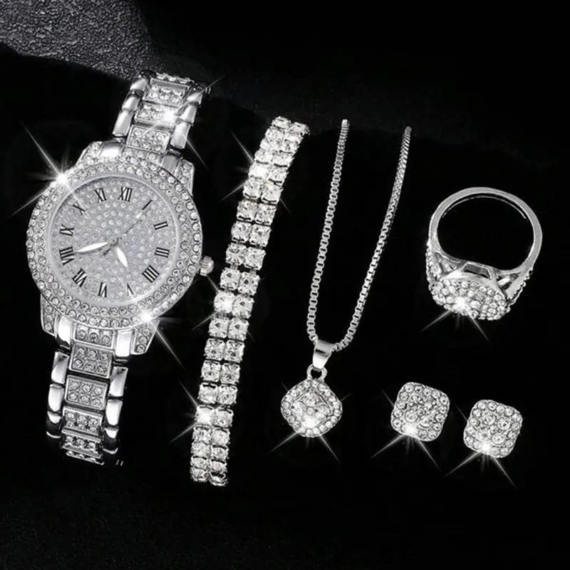 💎 5-Piece Roman Watch Set