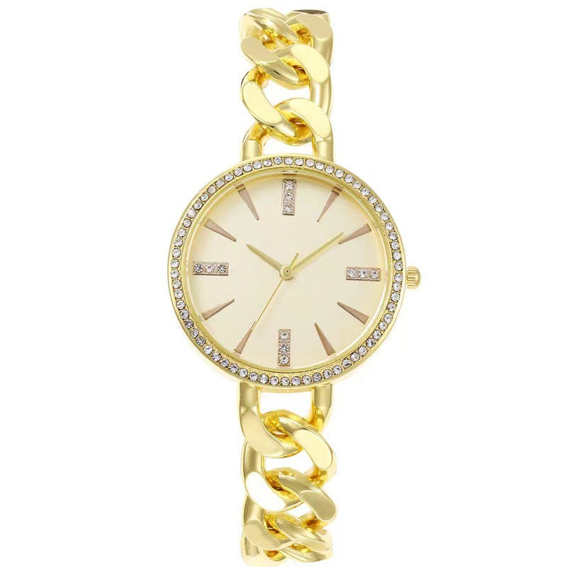 💎 Gold Watch &amp; Butterfly Bracelet Set