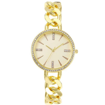 💎 Gold Watch &amp; Butterfly Bracelet Set