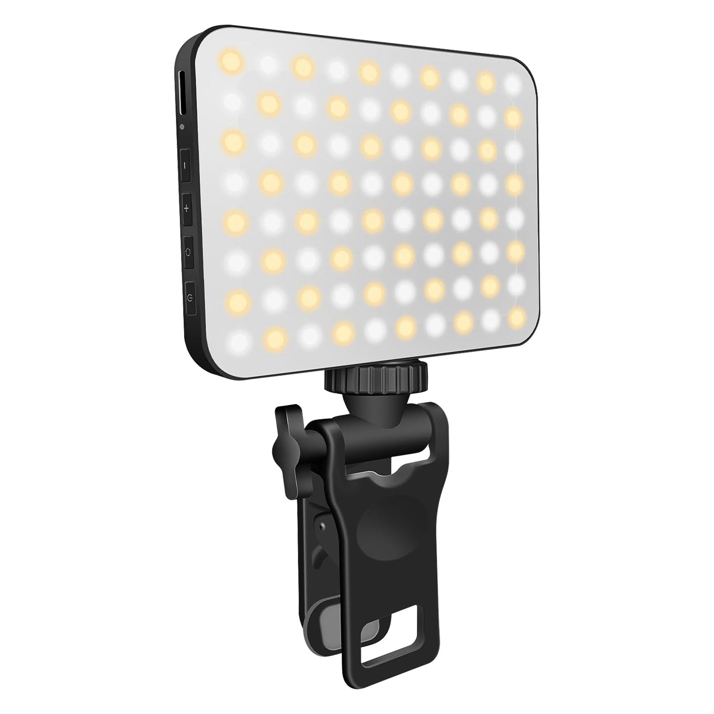 Rechargeable Selfie Light Fill Light 2000mAh Portable Clip On Light With 3 Light Modes 10 Brightness Levels For Phone Laptop Live Stream Make Up Photography