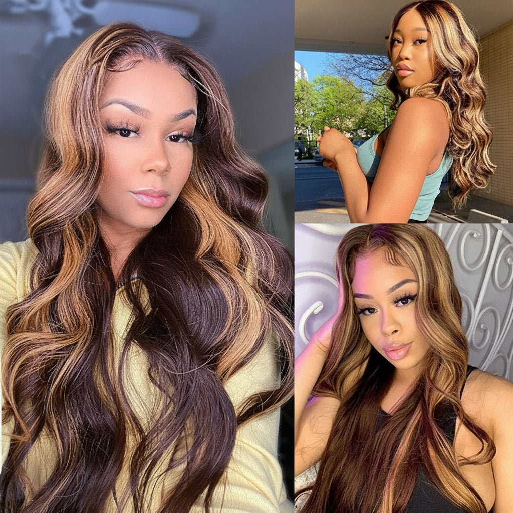 Long Curly Fashion Wig for Women – Soft Synthetic Fiber & Comfortable Rose Net