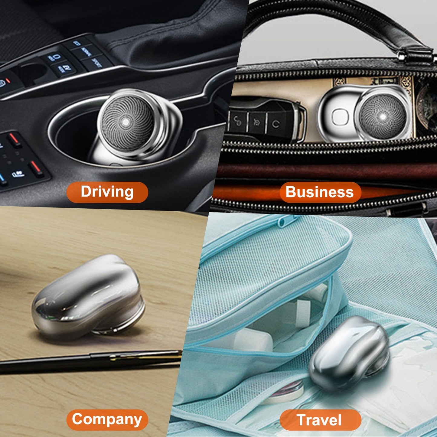 Electric Razor For Men Mini Shaver Portable Pocket Size Shaver USB Rechargeable Dry Usage For Home Travel Office