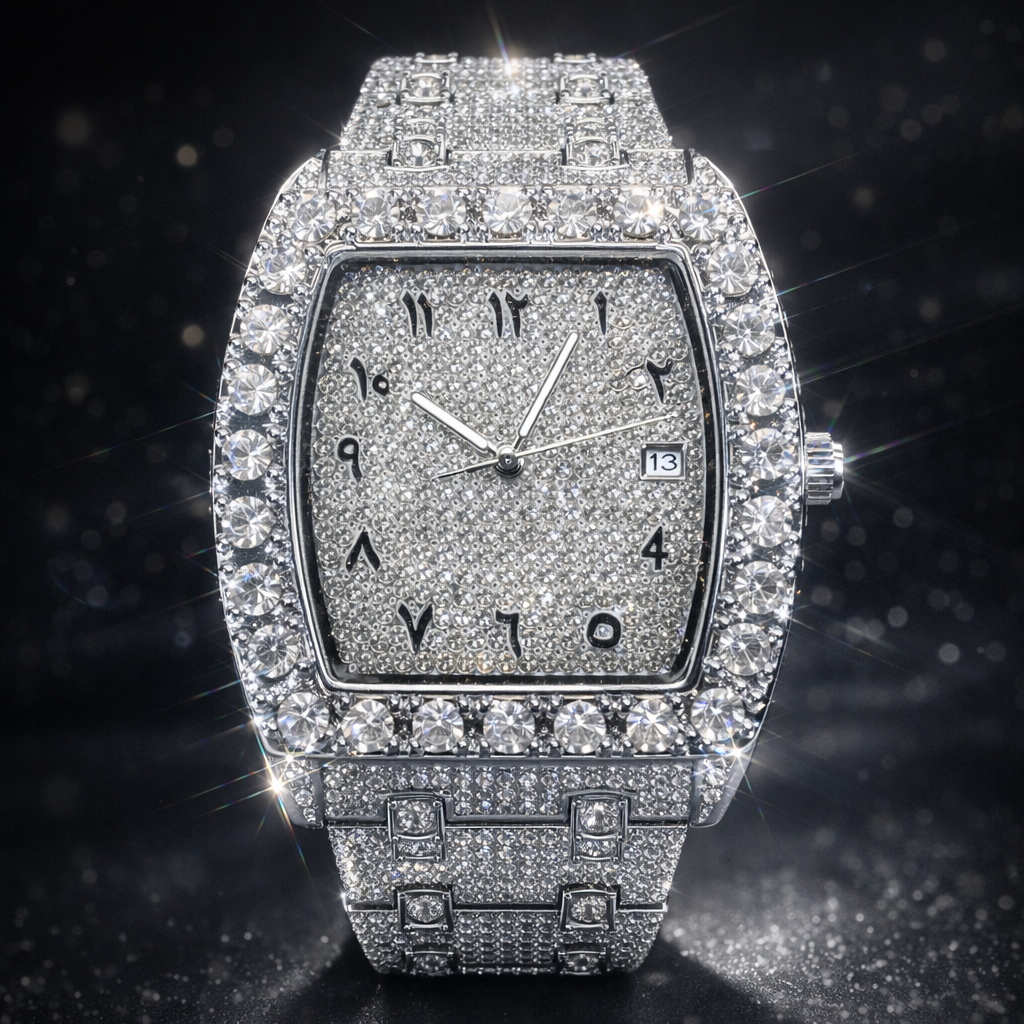 💎 Power Iced-Out Watch
