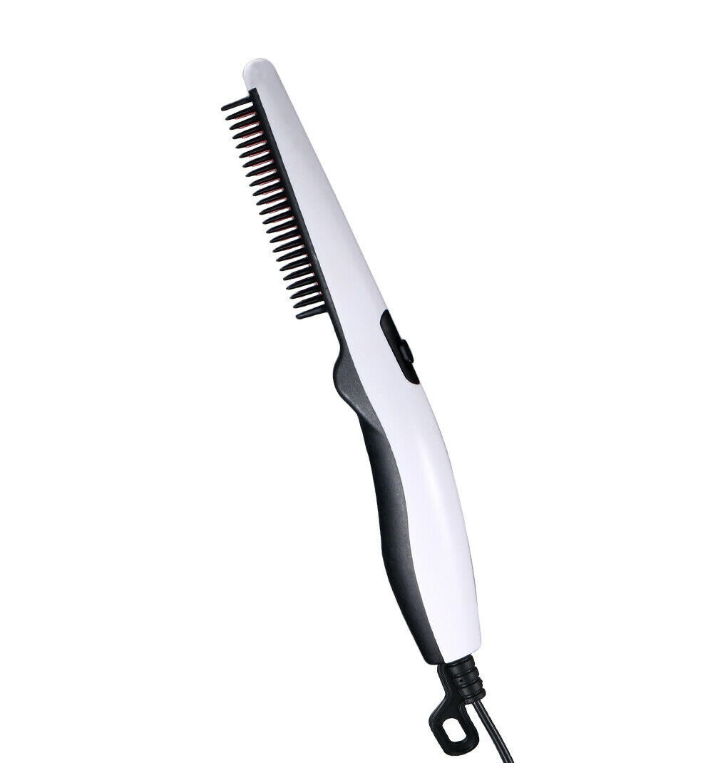 Negative Ion Hair Straightener Styling Comb Hot Comb Press Beard Brush For Men and Women