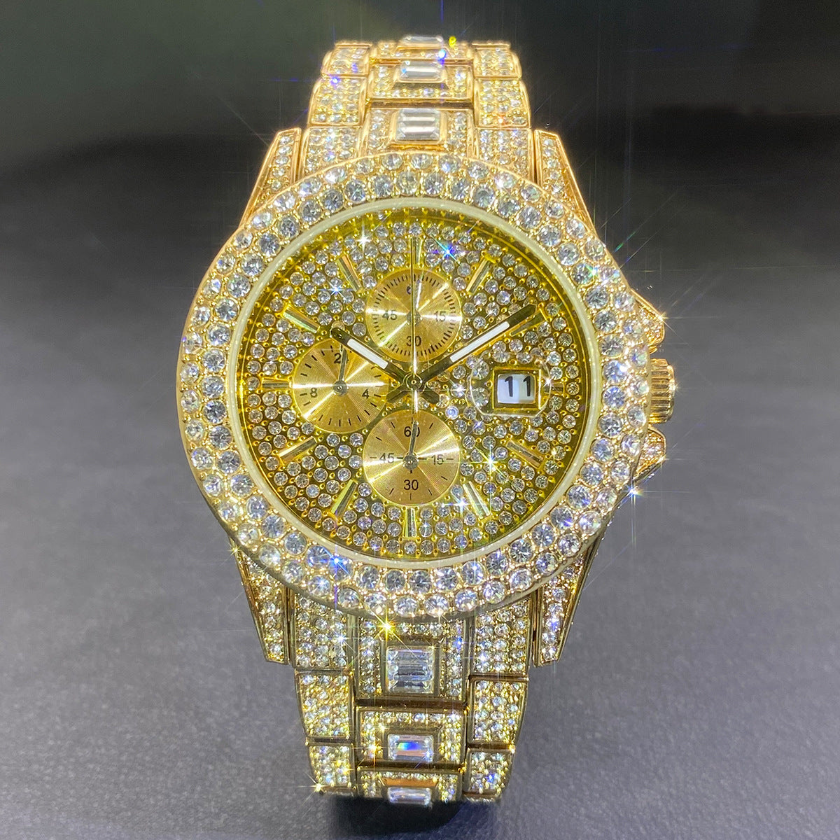 💎 Clean Iced Confidence Watch