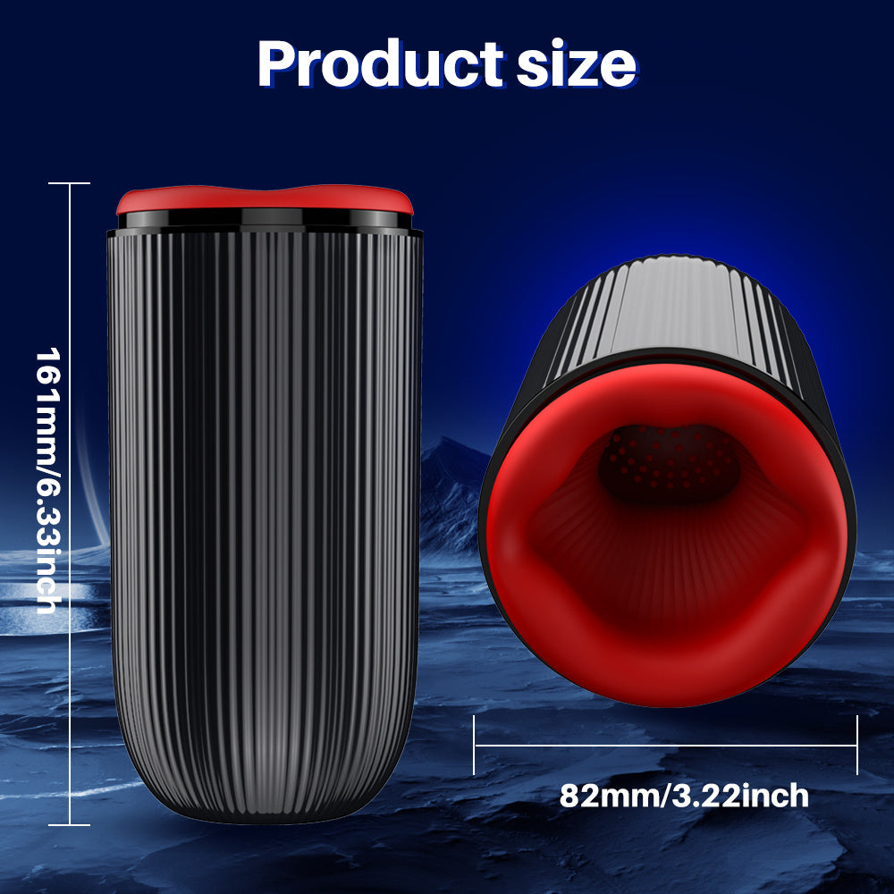 Electric Male Massager, Stimulator Trainer Vibrator- 10 Frequency, 5 Frequency Suction Function, 3 Frequency Rotation Mode For Men Pocket Health