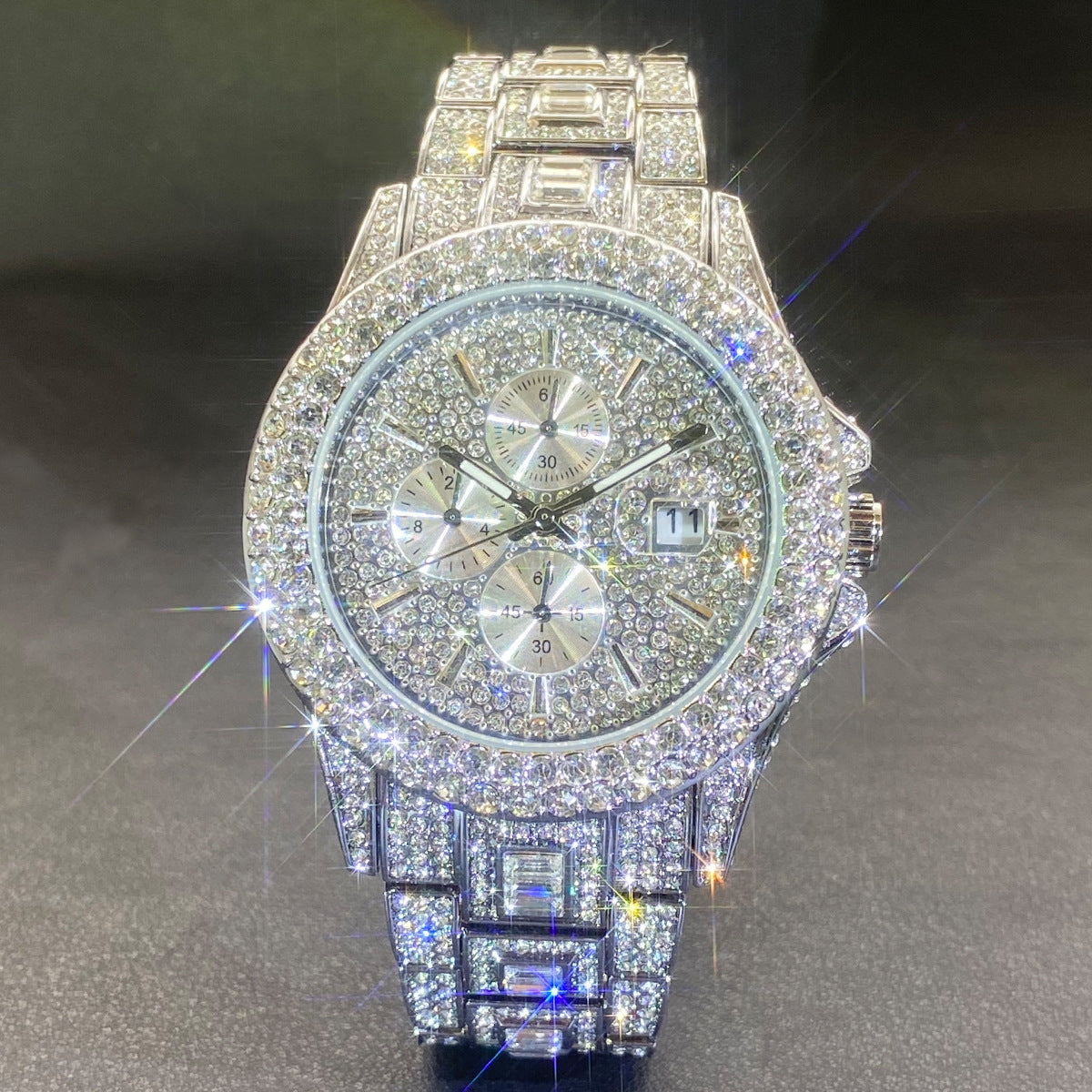 💎 Clean Iced Confidence Watch