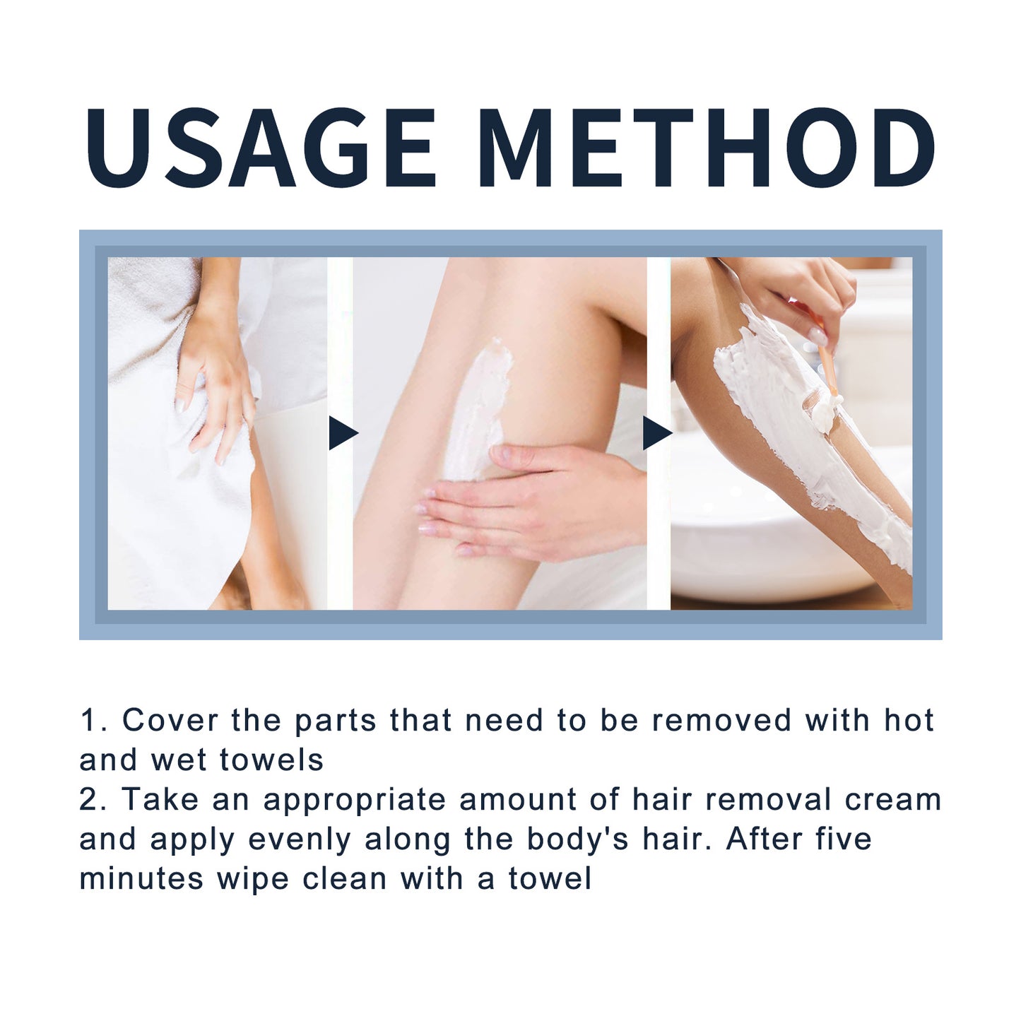 Hair Removal Cream For Men, Underarm Hair Hands Hair Feet Hair Chest Hair Body Cleansing Mild Non-Irritating Hair Removal Cream